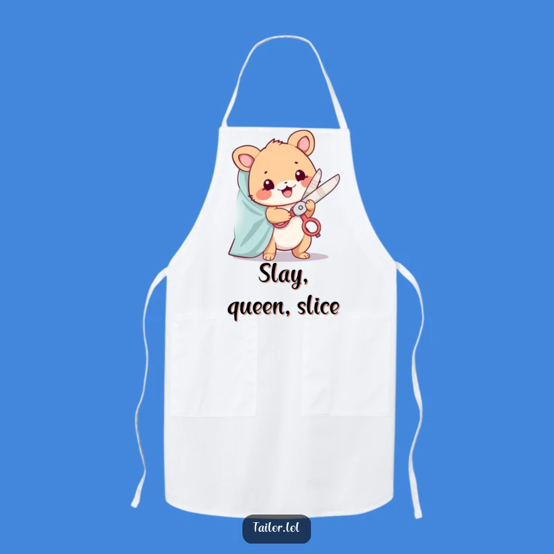 Funny Animal Cutter Apron: Keep Clean While You Craft!