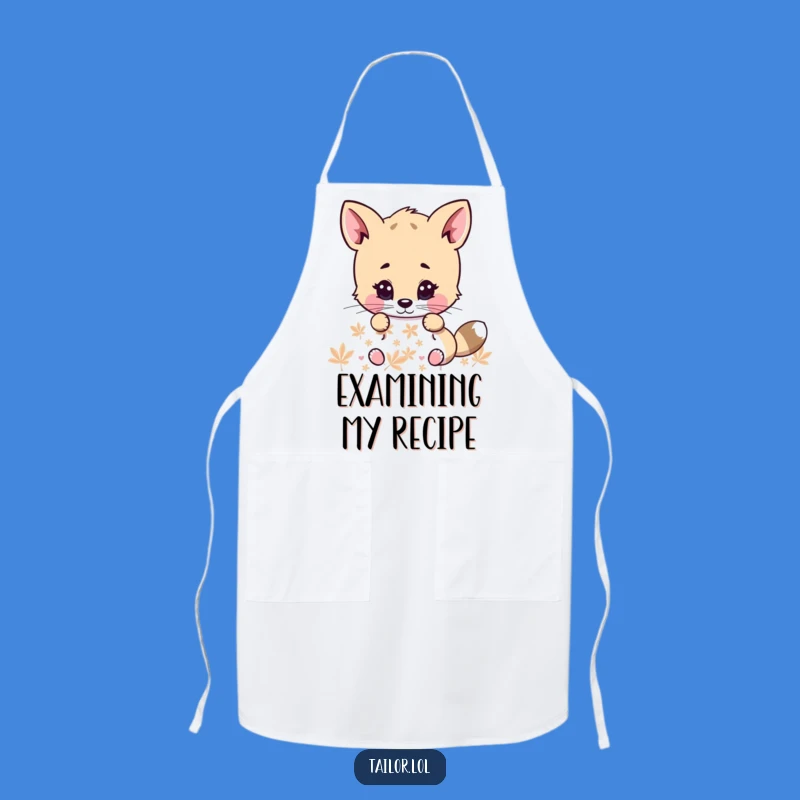 Funny Animal Focus Apron: Hilarious Kitchen Wear for Meticulous Cooks