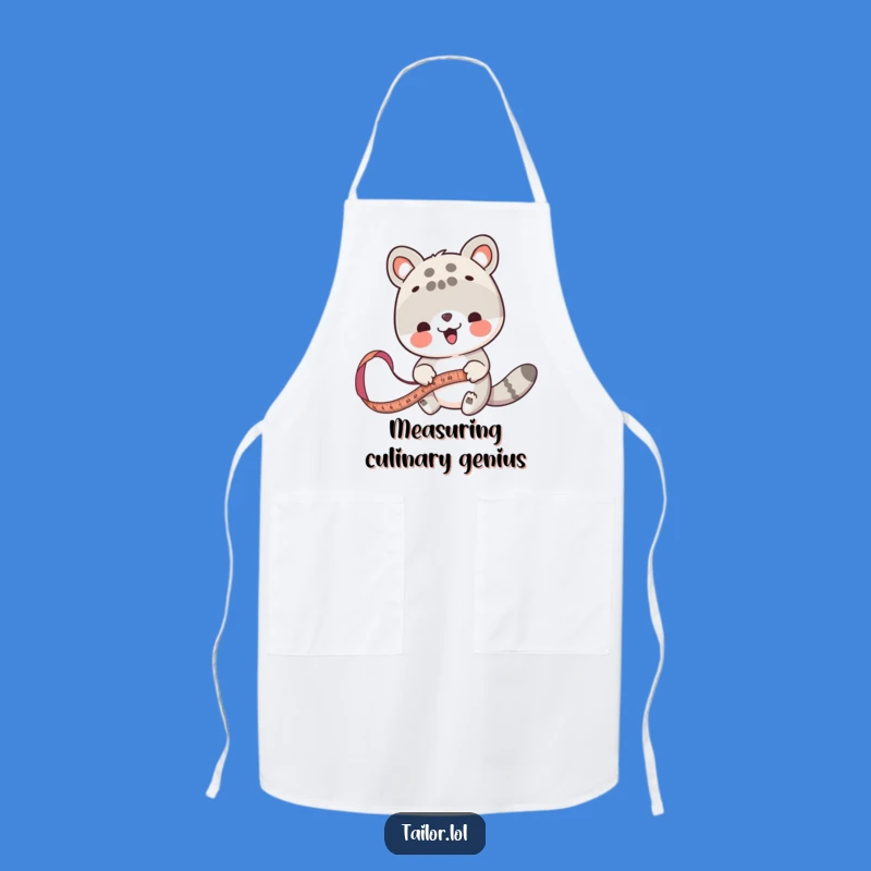 Funny Animal Measurer Apron: Chef's Fabric Taping Wear, Perfect Funny Gift