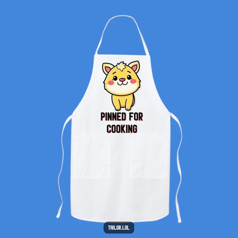 Funny Determined Sewer Apron: Chef's Animal Fabric Pinning Wear, Perfect Funny Gift