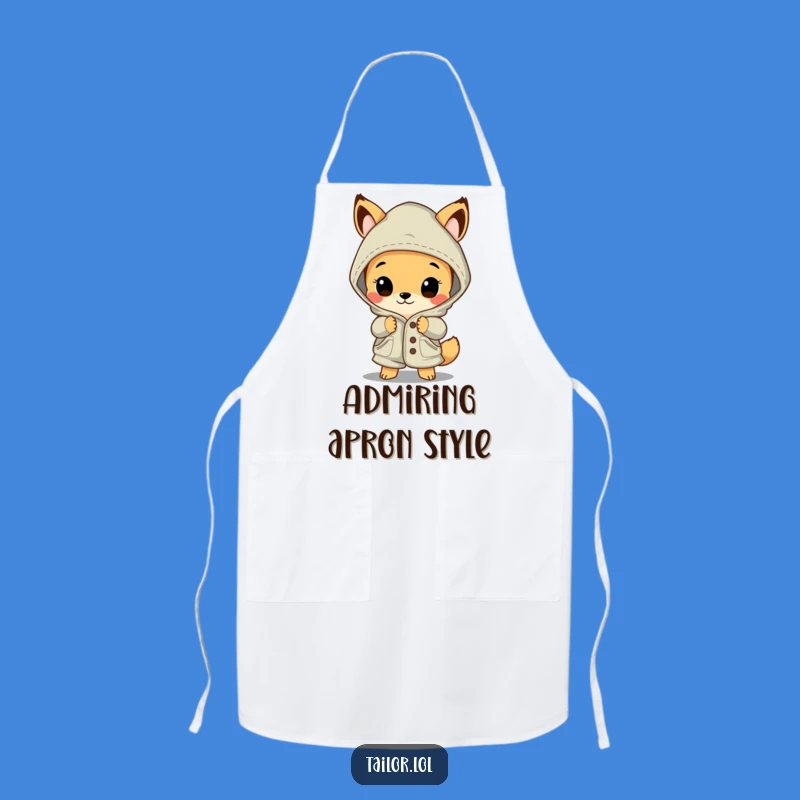 Funny Garment Admirer Apron: Create in Style with an Astute Animal