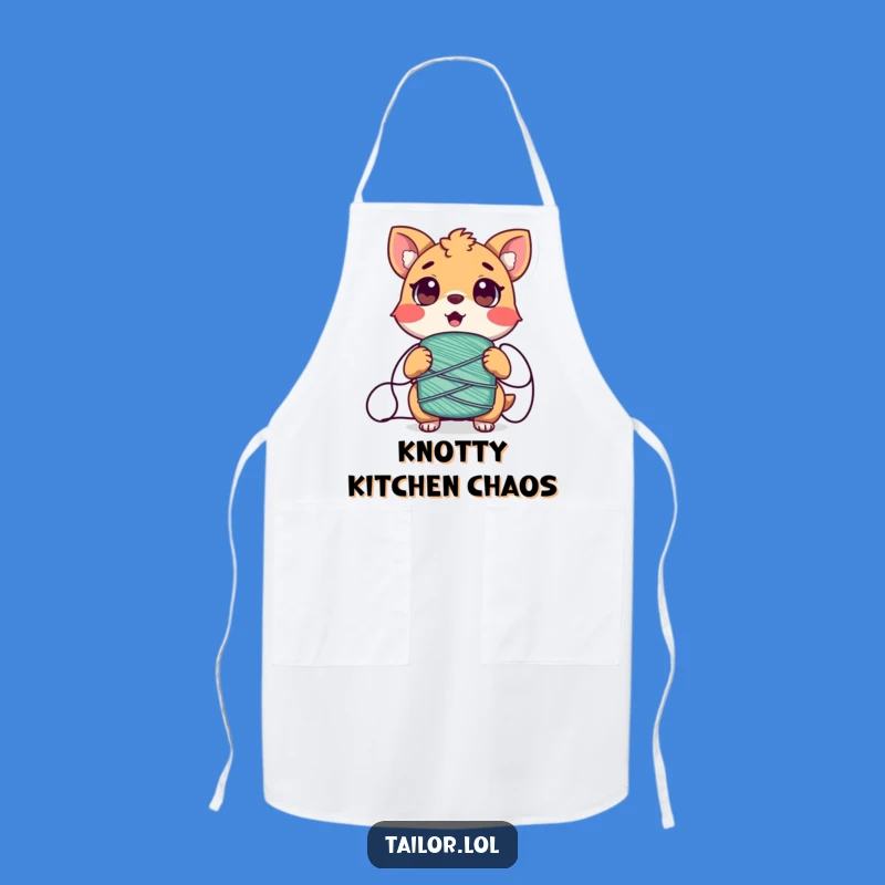 Funny Tangled Animal Apron - Kitchen Wear for Mishap Masters