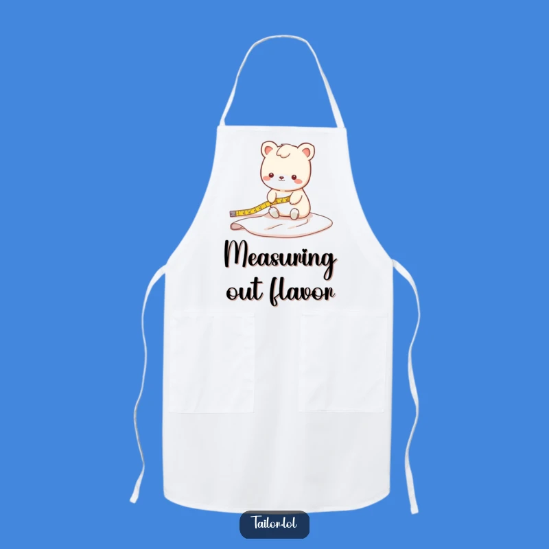 Funny Fabric Measuring Animal Apron: Cute Tailor's Protection, Gift for Sewing Studio
