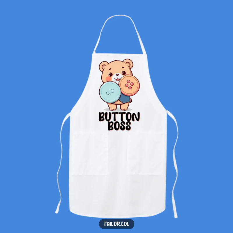 Tailor Bear Apron: Funny & Practical Sewing Gear