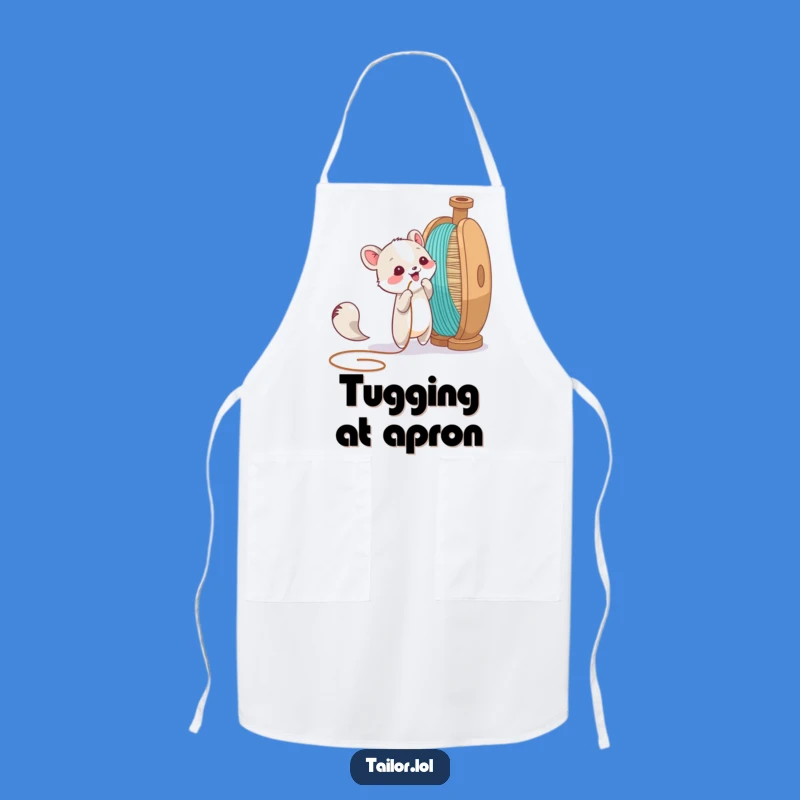 Funny Animal Crafter's Apron - Playful Kitchen Fun for Hobbyists