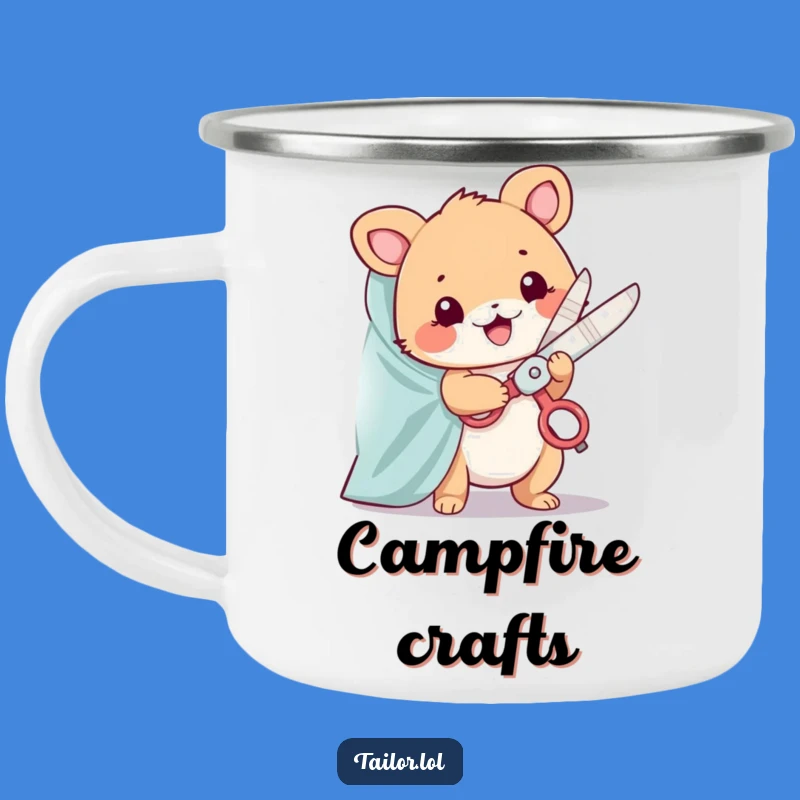 Funny Animal Cutter Camping Mug: Crafty Adventures Await!