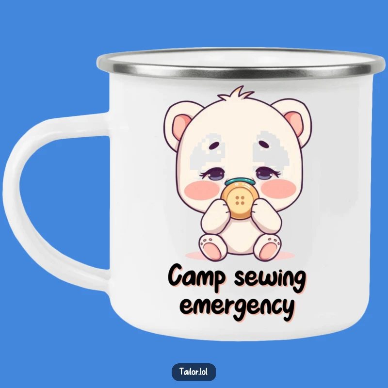 Funny Self-Sewing Nose Camping Mug - Hilarious Outdoor Gift