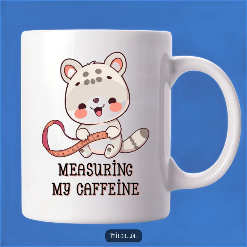 Funny Animal Measurer Mug: Cute Fabric Taper, Perfect Gift for Sewers & Crafters