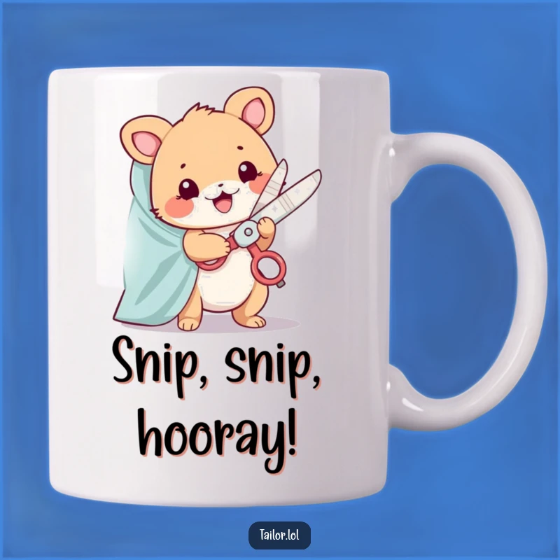 Funny Animal Cutter Mug: Hilarious Crafter Gift for Sewing Enthusiasts!