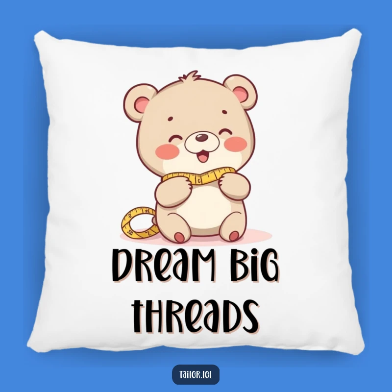 Funny Playful Bear Pillow: Cozy and Hilarious Home Decor for Humor Lovers