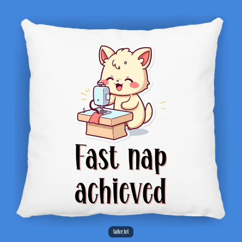 Funny Fast Sewer Pillow: Cozy Animal Stitch Master Cushion, Ideal Funny Gift