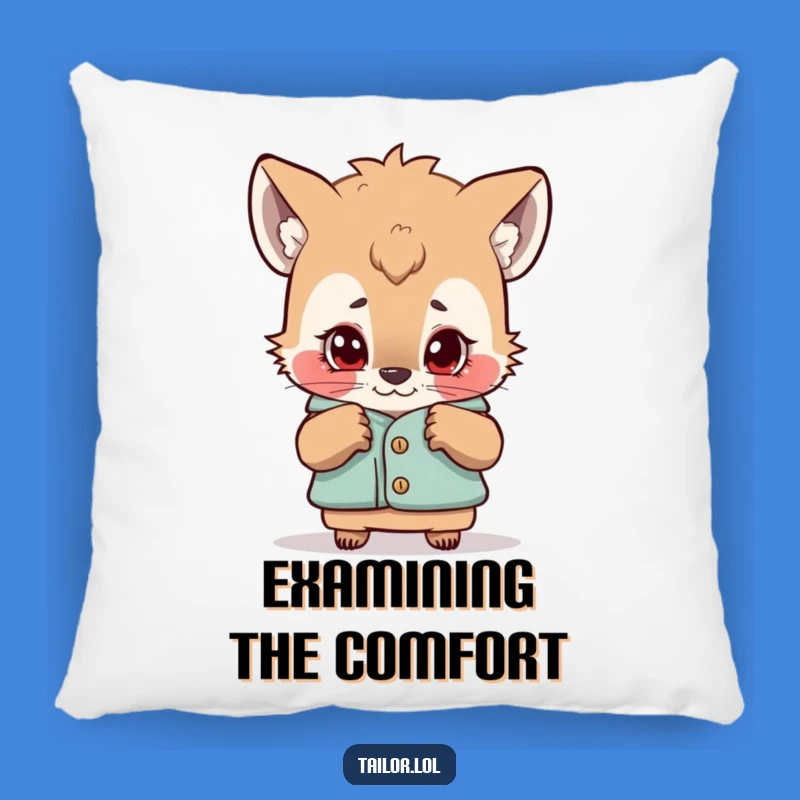 Funny Critical Animal Pillow: Curious Comfort, Perfect Style Accent Gift