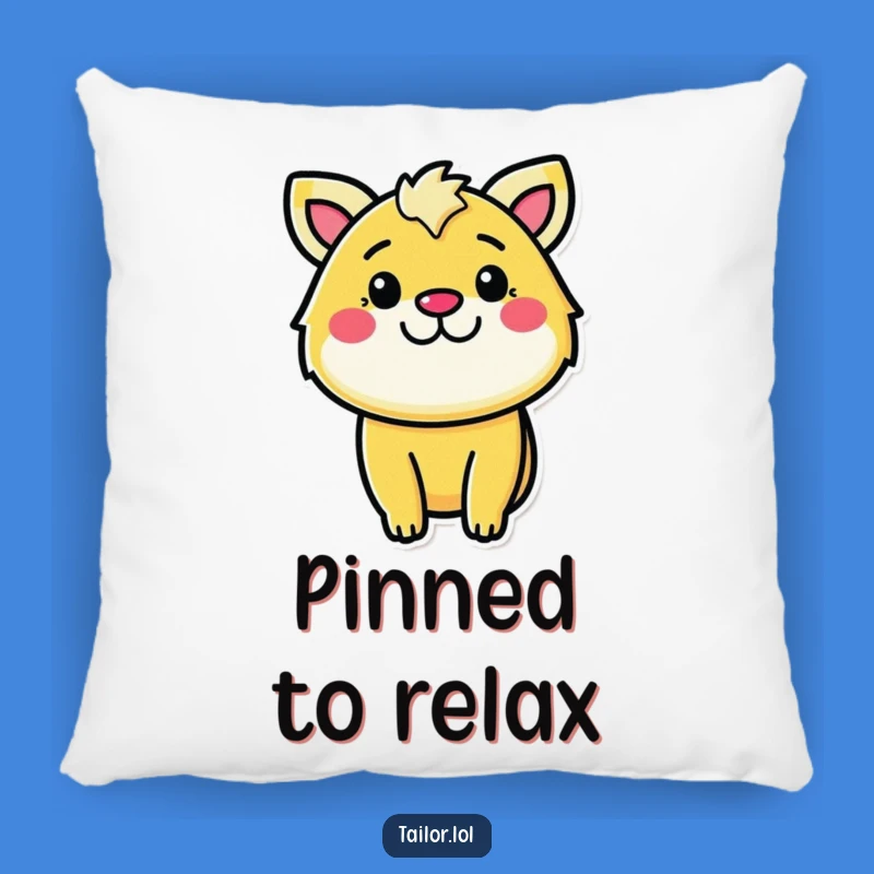 Funny Determined Sewer Pillow: Cozy Animal Fabric Pinning Cushion, Ideal Funny Gift