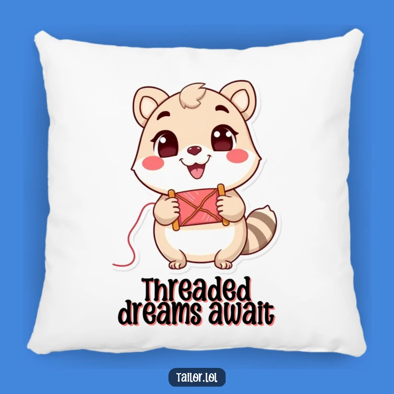 Funny Pillow: Cheerful Animal Thread Holder, Perfect Soft Funny Gift!