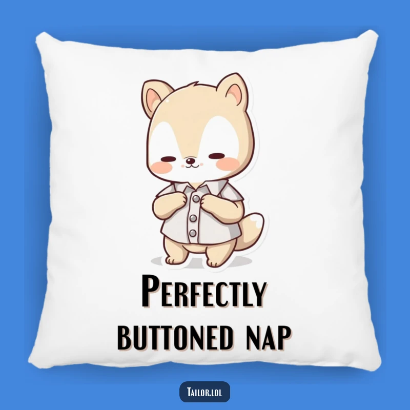 Funny Pillow: Cute Animal Button Adjuster Cuddles, Perfect Soft Funny Gift!