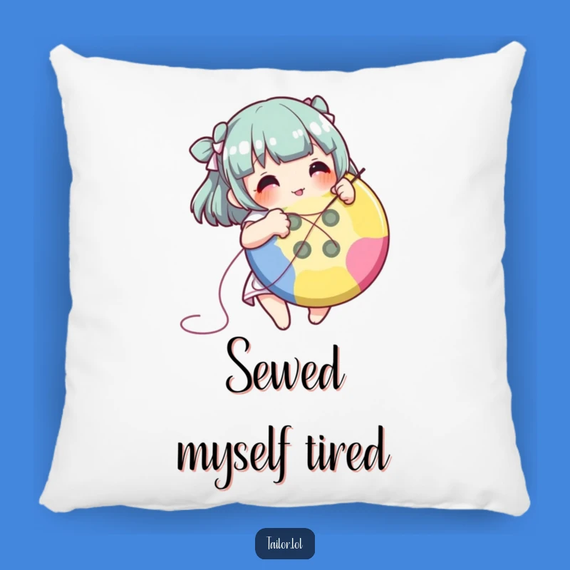 Funny Stitching Character Pillow - Cozy Craft Decor Gift