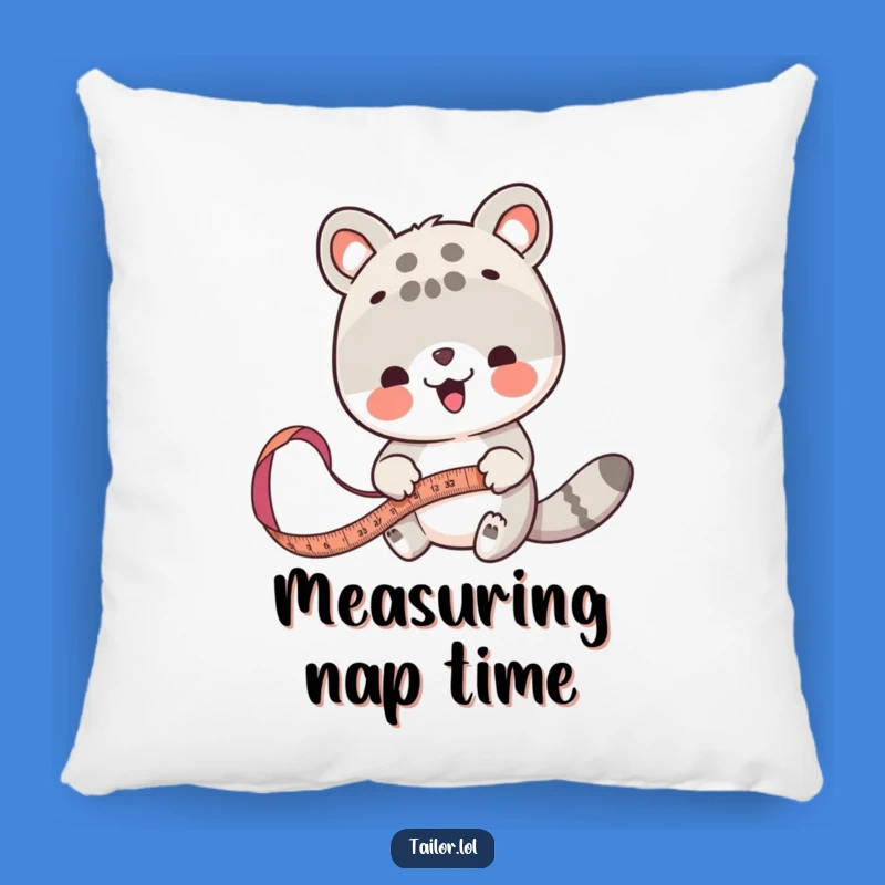 Funny Animal Measurer Pillow: Cozy Fabric Taping Cushion, Ideal Funny Gift