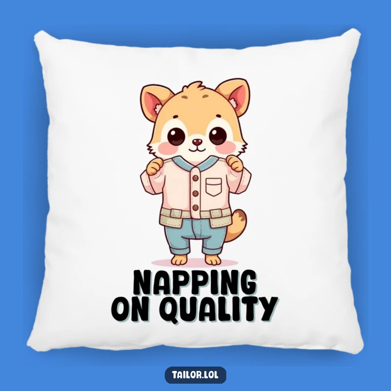 Funny Tiny Garment Pillow: Cozy & Hilarious Accent for Crafters