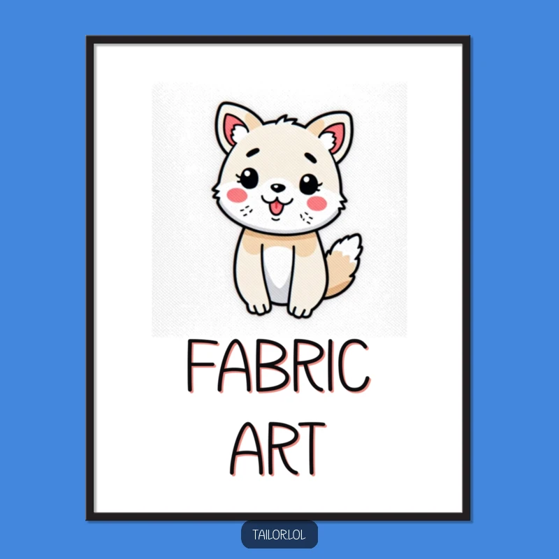 Funny Animal Decorating Fabric Digital Art Print Hilarious Gift