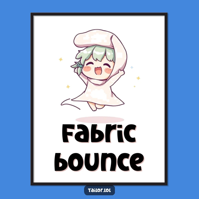 Funny Fabric Lover Digital Art: Hilarious Printable Decor for Crafty Spaces Instantly