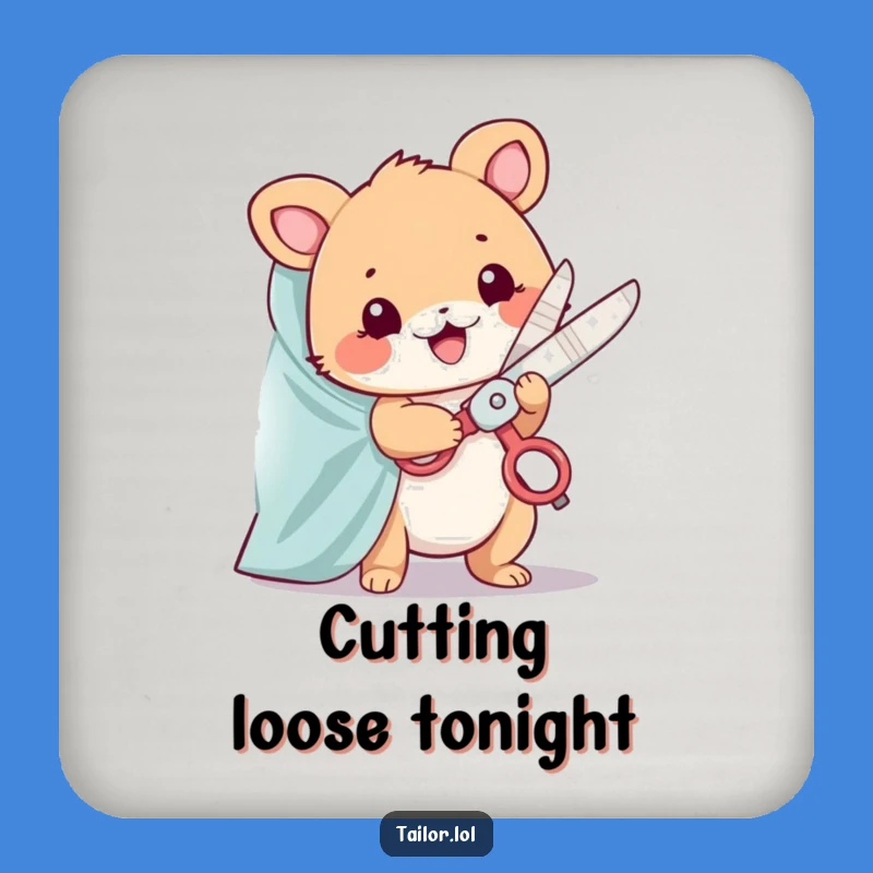 Funny Animal Cutter Coaster: Protect Surfaces with Sparkle!