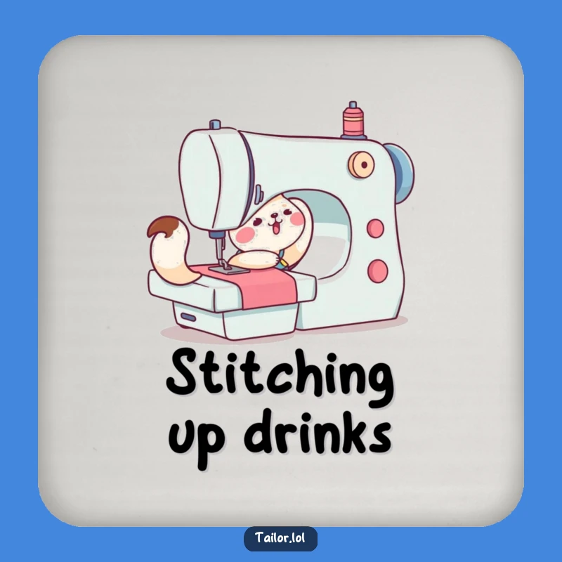 Funny Animal Sewing Coasters: Hilarious Protection for Your Crafty Space
