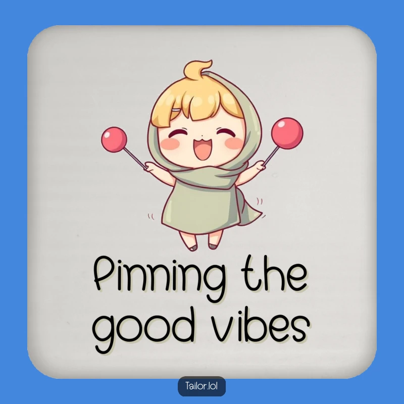 Funny Quilting Coasters: Giant Pin Set, Protect Surfaces with Crafty Humor Gift