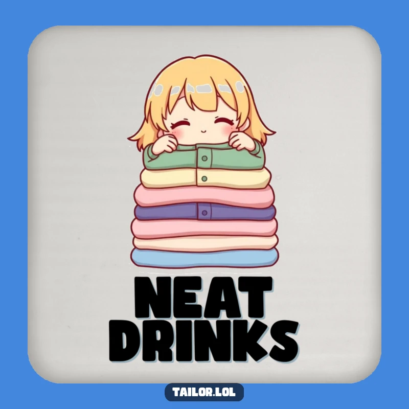 Funny Organization Coaster Set a Chic Gift for Tidy Homes