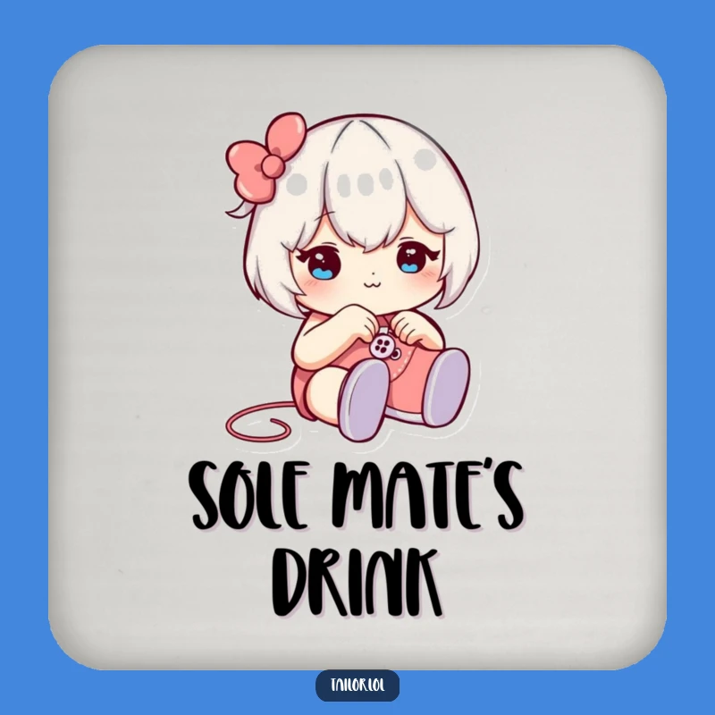 Funny Shoemaker Coaster: Protect Surfaces with Hilarious Art for Detail Lovers