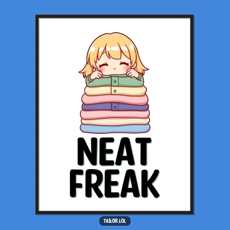 Funny Organization Art Print a Motivational Gift for Tidy Spaces