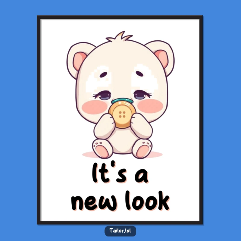 Funny Self-Sewing Nose Poster - Hilarious Gift for Craft Room Decor