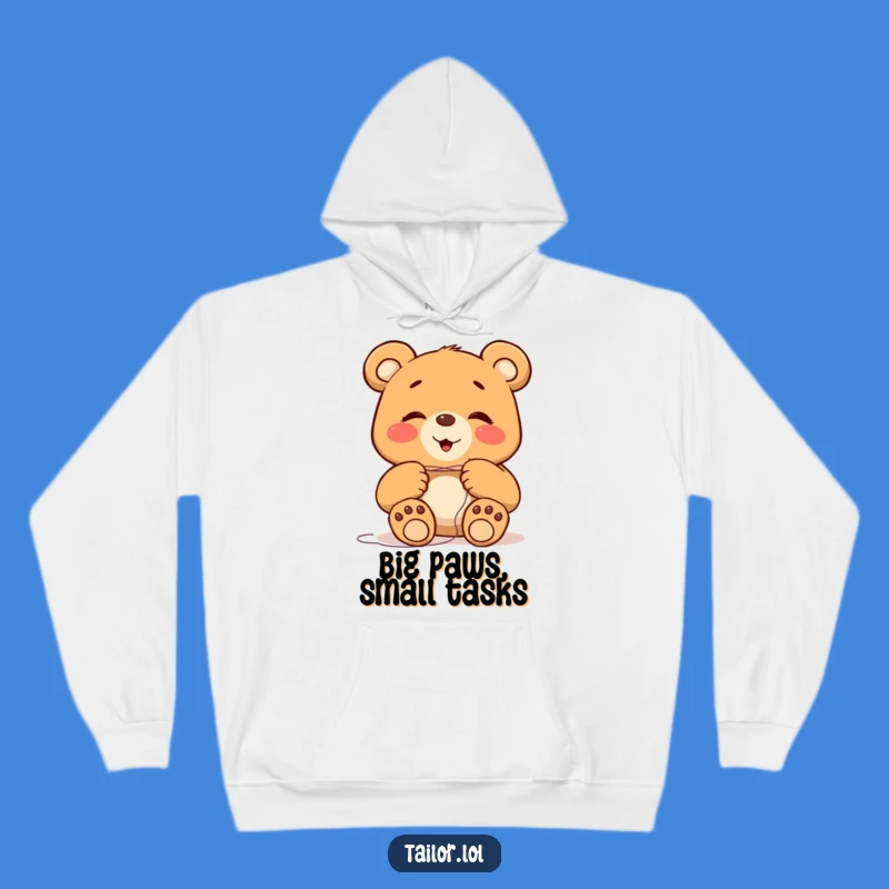 Funny Giggling Bear Hoodie: Cozy Comfort and Hilarious Dexterity Humor