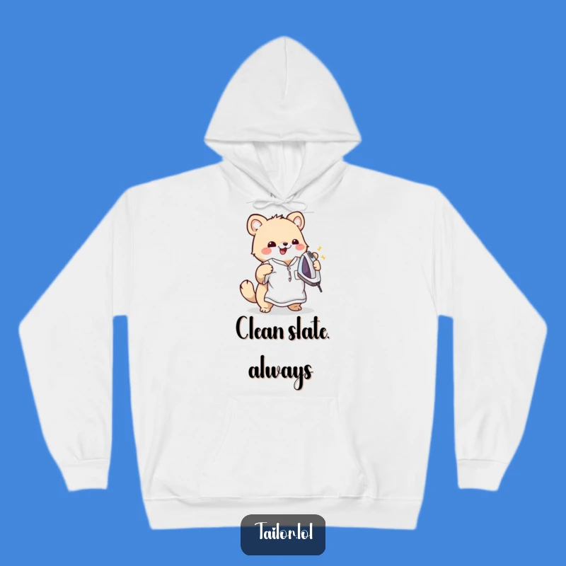Funny Animal Ironing Hoodie: Cozy Comfort for the Happily Homely and Humorous