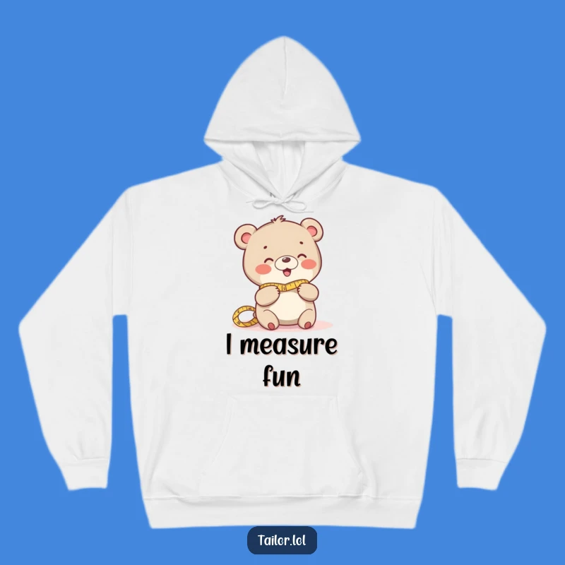 Funny Giggling Bear Hoodie: Cozy and Hilarious Sewing Apparel for Humor Lovers