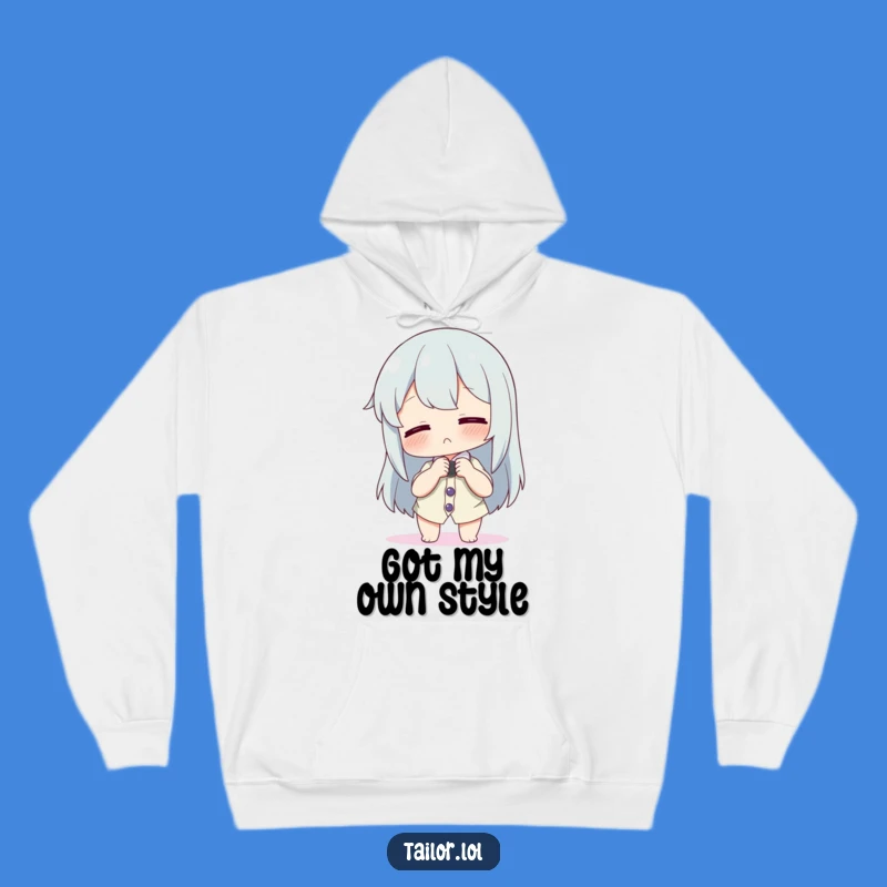 Funny Button Trouble Hoodie: Cozy Comfort & Fashion Laughs!