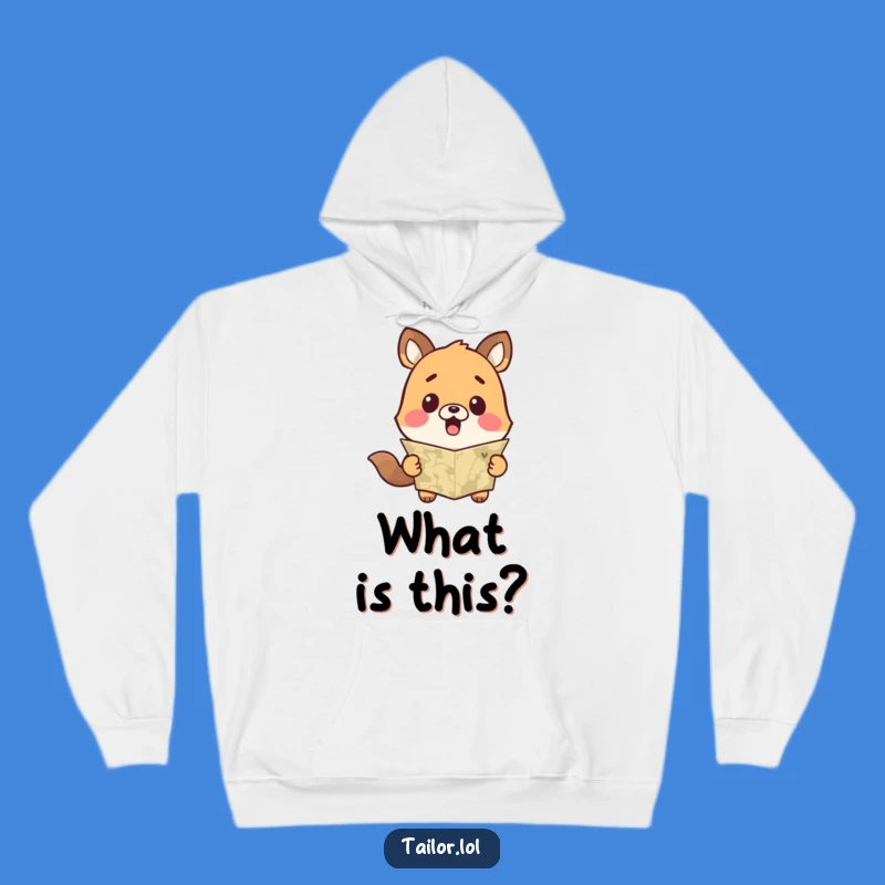 Funny Surprised Animal Tape Measure Hoodie Cozy Shock, Hilarious Gift