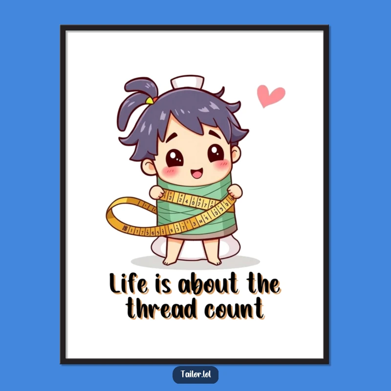 Funny Free Printable Wall Art for Crafters - Giant Thread Spool Decor