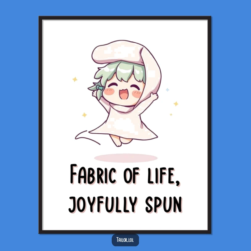 Funny Wall Art: Free Printable Fabric Bounce - Playful Decor Downloadable Art!