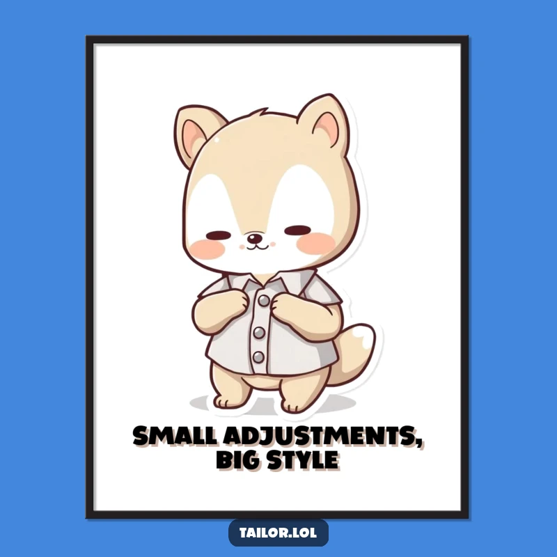 Free Printable Wall Art: Funny Animal Button Humor, Quirky Downloadable Decor