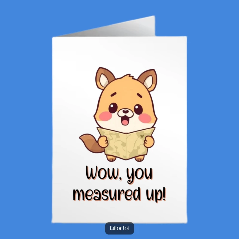 Shocked Critter Free Printable Congrats Card: Humorous Downloadable for Surprising News