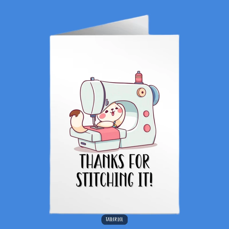 Free Printable Thank You Card: Animal Says Thanks for Your Help (It's Heavy!)