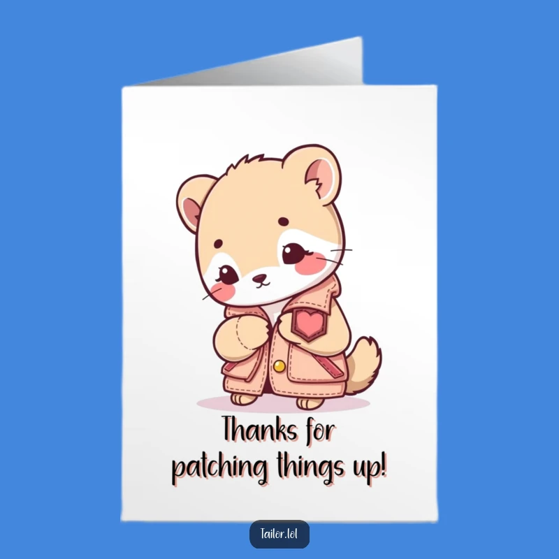 Free Printable Thank You Card: Sewing Thanks, Humorous Downloadable Gift for Kind Helpers