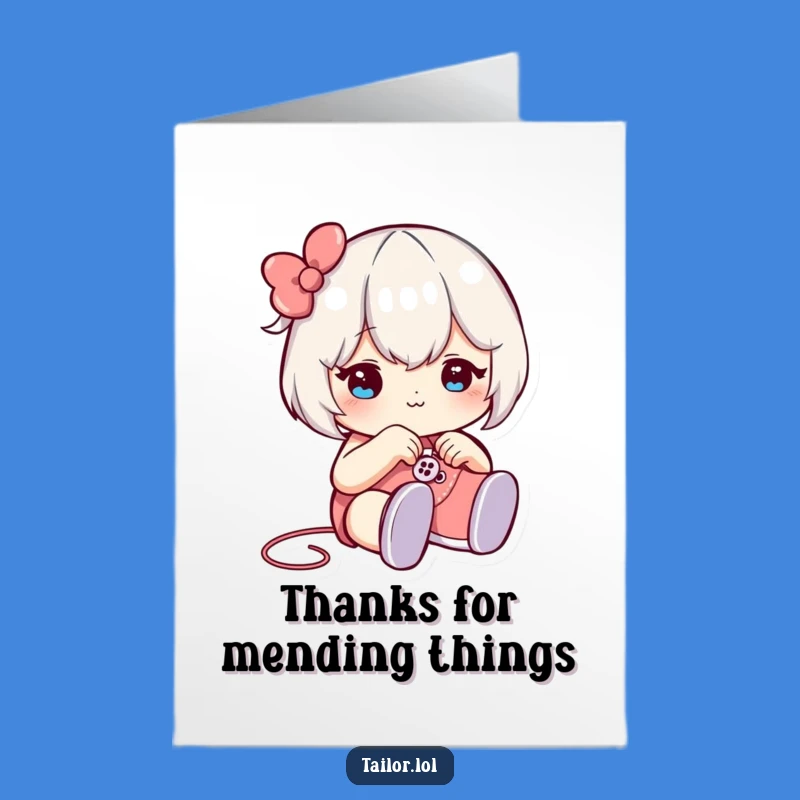 Thank You Card: Free Printable Shoe Repair - Grateful Stitch Downloadable Gift!