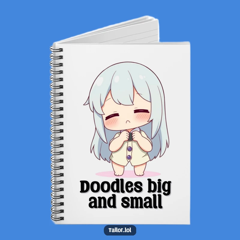 Funny Button Trouble Notebook: Jot Down Your Style Notes!