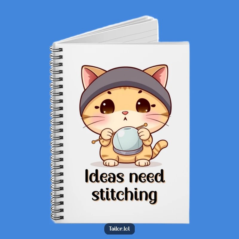 Funny Cat Needle Notebook: Jot Down Ideas with This Hilarious Sewing Journal