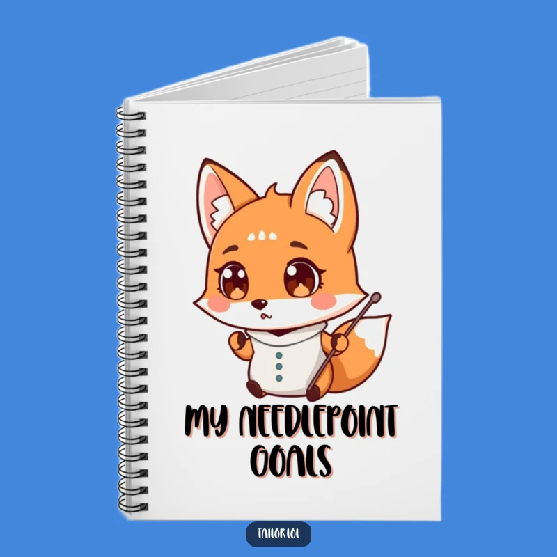 Funny Fox Tailor Notebook - Hilarious Journal for Sewing Ideas