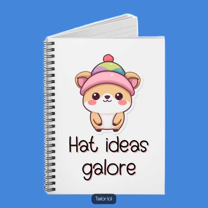 Funny Hat Model Notebook: Animal Fashionista Journal, Perfect Funny Gift