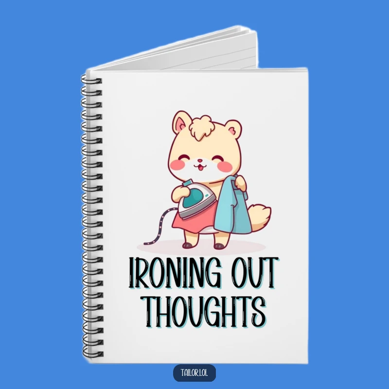 Funny Ironing Animal Notebook: Cheerful Notes, Perfect Organization Gift