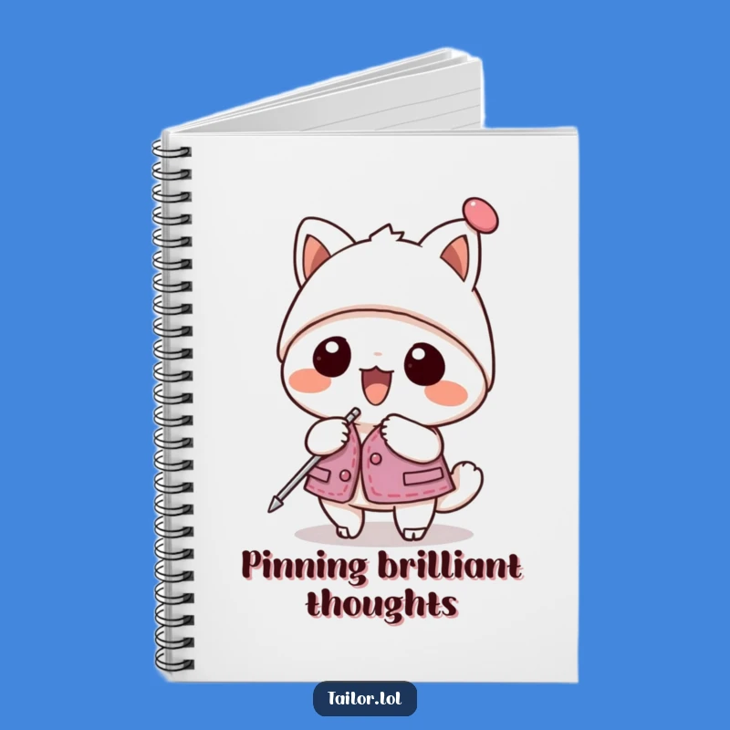 Funny Kawaii Pinning Notebook: Plan Your Projects Adorably!