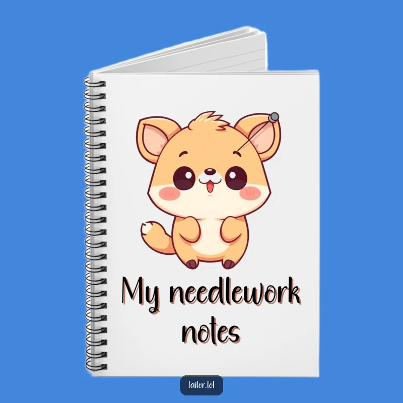 Funny Surprise Notebook: Animal Sewing Journal, Humorous Writing Gift